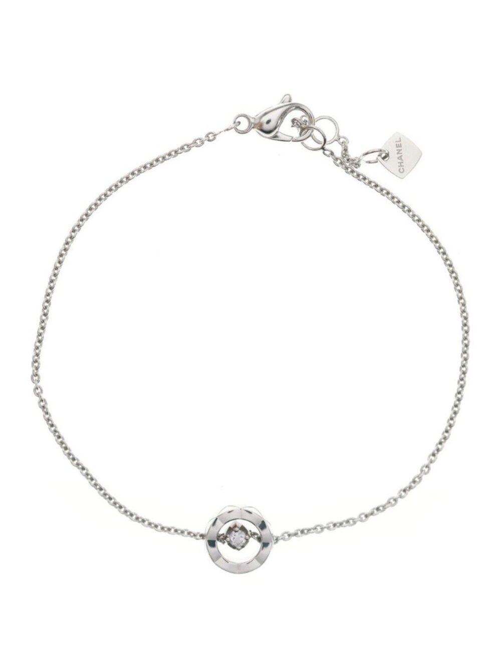 Chanel Coco Crush Collection Bracelet 18K White Gold Diamond